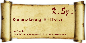 Keresztessy Szilvia névjegykártya